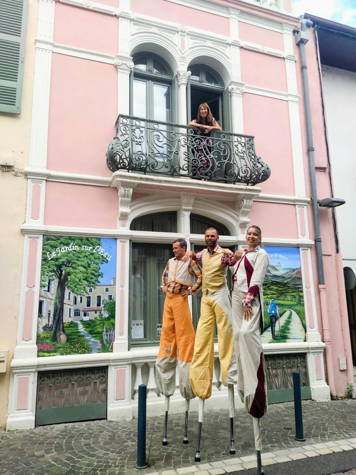 "Le Jardin Sur L'Eau "Chambres D'Hotes Et Appartements Tout Confort Aire-sur-lʼAdour Exterior foto