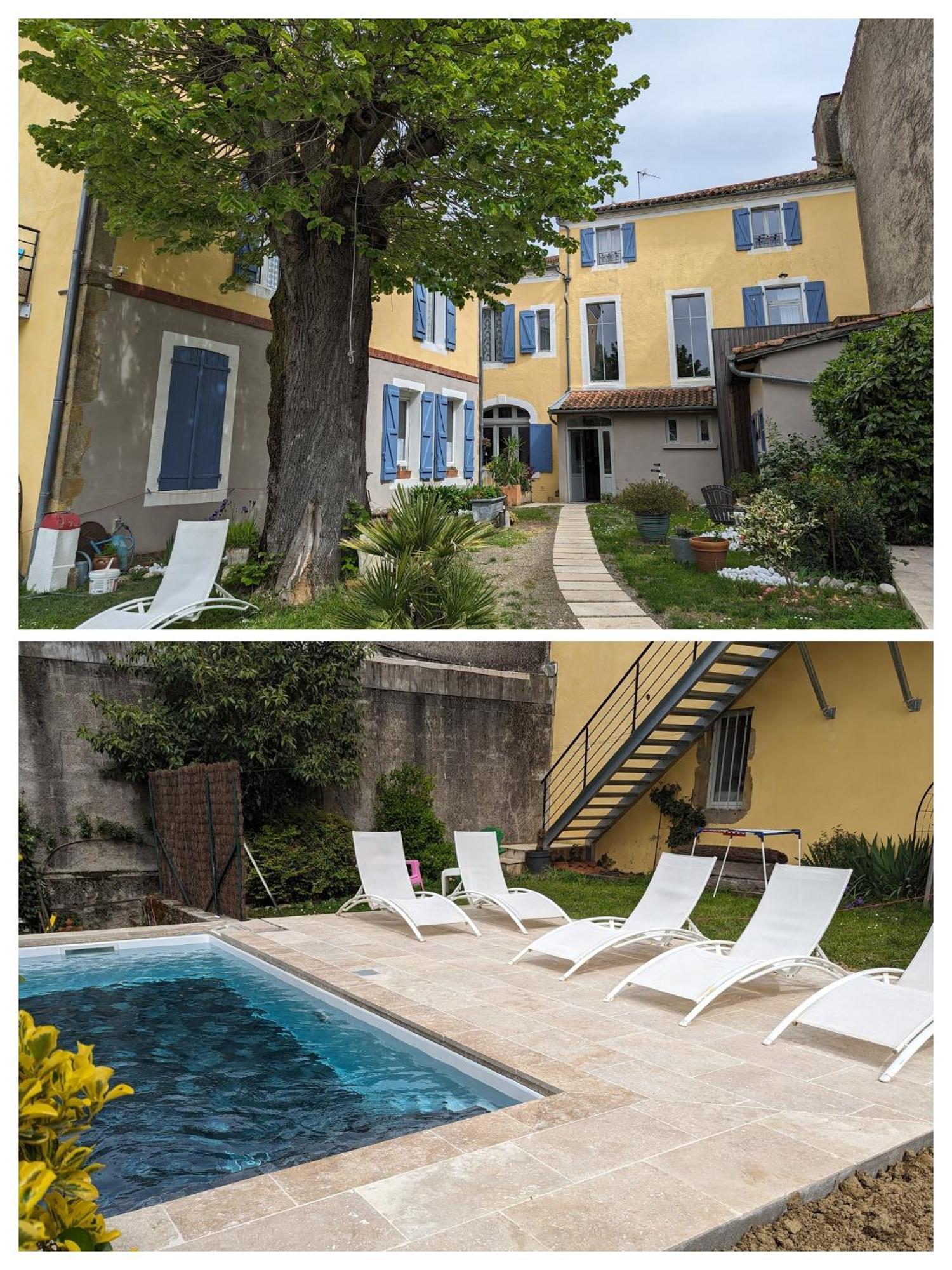 "Le Jardin Sur L'Eau "Chambres D'Hotes Et Appartements Tout Confort Aire-sur-lʼAdour Exterior foto